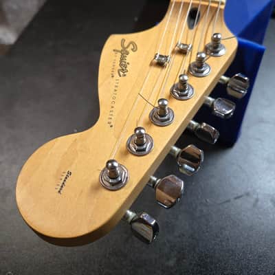 Squier Stratocaster Green and Gold Gridiron Standard Series Stratocaster 1998 image 11