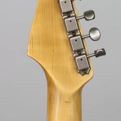 Fender Custom Shop Detroit Guitar Dealer Select '62 Strat Relic Faded Aged Taos Turquoise image 5
