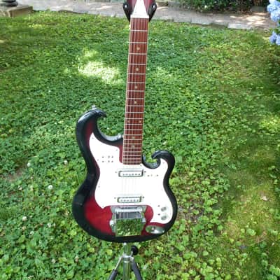 Sekova 12 string electric cherry sunburst 1960's sunburst image 1
