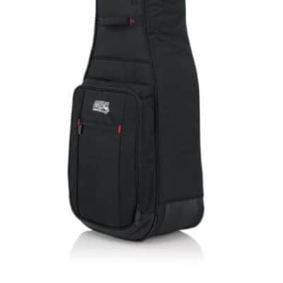 Gator Pro-Go Series 2X Bass Guitar Bag w/ Micro Fleece Interior and Removable Backpack Straps G-PG BASS 2X image 2