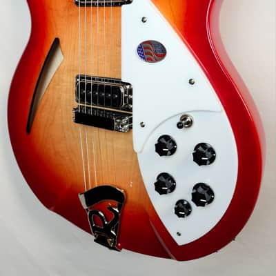 Rickenbacker 330 Fireglo Semi-Hollow Guitar, RW FB, w/HSC 2026 image 8