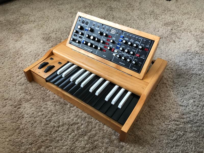 Behringer Model D Keyboard Enclosure 2018 Butterscotch, inverted keys image 1