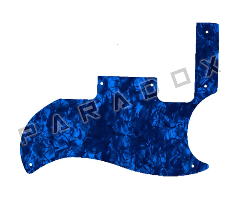 Custom Pickguard For 2019 - 2024 Made in America Gibson SG Special W/P90's - Dark Blue Pearl/Black/White/Black .090" image 1