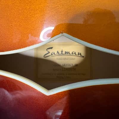Eastman AR372CE-SB Hollowbody Archtop  2024 - Sunburst image 3