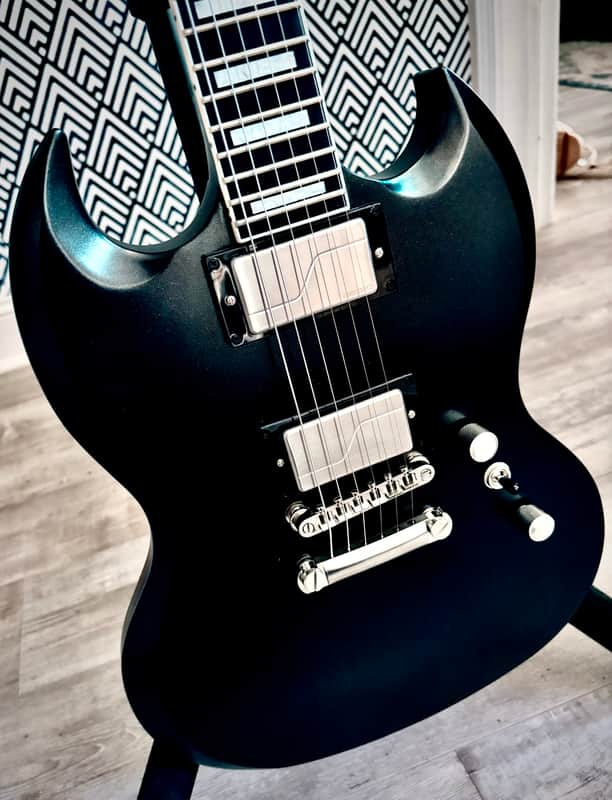 Epiphone Prophecy SG / Aged Jet Black Metallic / (w / case) image 1