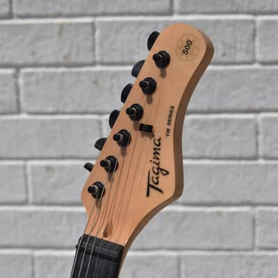 Tagima TG-500 Electric Guitar in Gloss Black image 3