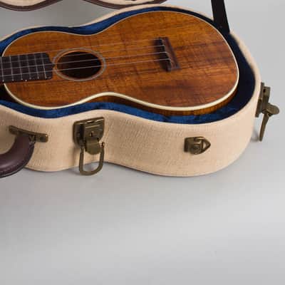 C. F. Martin  Style 2-K Concert Ukulele (2014), ser. #1819492, two-tone fabric hard shell case. image 13