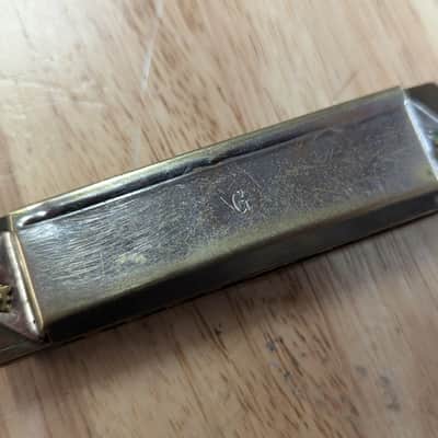 Vintage Alberts Boomerang Miniature Diatonic Harmonica, Fully Refurbished, tuned + cleaned. Made in Germany c.1920s image 3