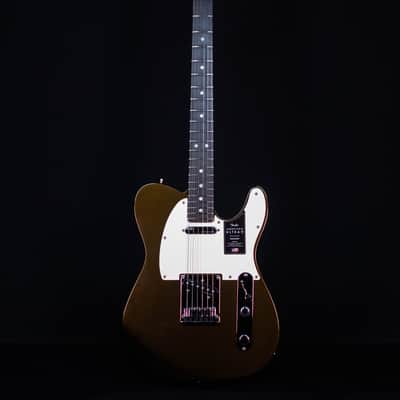 Fender American Ultra II Telecaster, Ebony FB, Texas Tea image 5