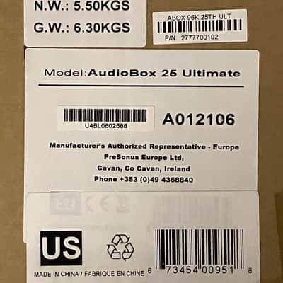 PreSonus AudioBox Studio Ultimate Bundle 25-Year Anniversary Edition Open Box Unregistered image 5