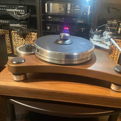 Custom made turntable isolation platform made with Solid walnut wood image 4