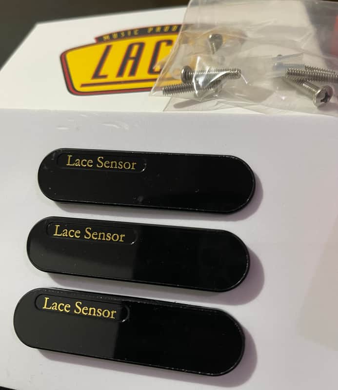 Fender LACE Sensors “Hot Gold w/Hot Bridge” Set 2026 - Black image 1