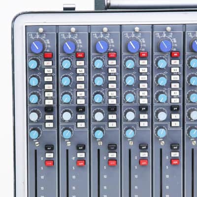 1979 Neve 5422 8x2 Suitcase Mixing Console 34128 Channel Strip Modules Vintage Original Summing Mixer Studio SideCar Complete with PSU Lid & Manual image 8
