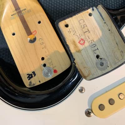 Fender CST-50LH Left Handed Stratocaster '68 Reissue MIJ 1986 Black Vintage Japan Fujigen Lefty w/ Bag image 17