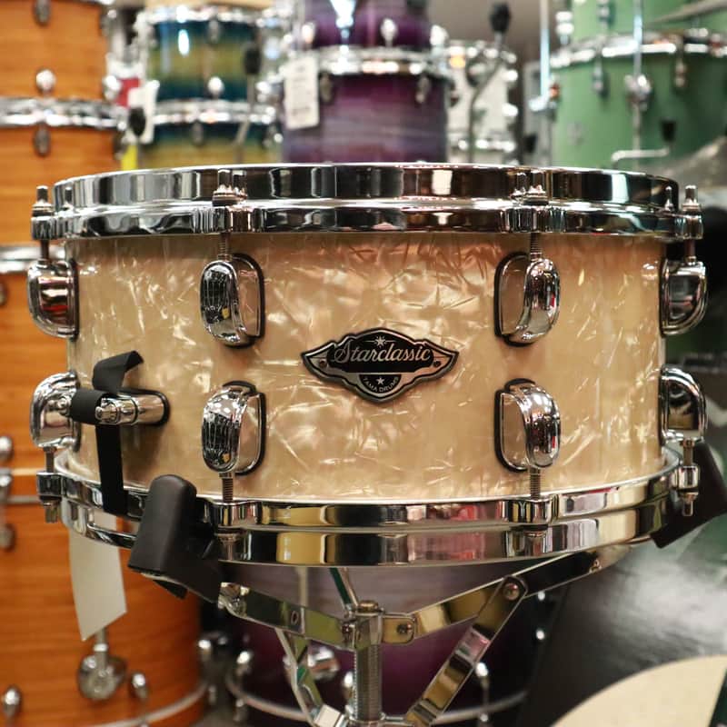 Tama Starclassic Performer Birch/ Bubinga 6x13" Snare Drum (Vintage Marine Pearl) image 1