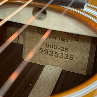 Martin 000-28 Standard Series Acoustic Guitar - 1933 Ambertone image 7