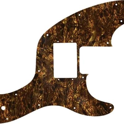 WD Custom Pickguard For Fender Telecaster Bass With Humbucker #28TBP Tortoise Brown Pearl