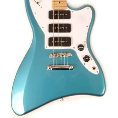 SX Liquid MN Alder 3P90 Stop LPB Lake Placid Blue Electric Guitar image 1