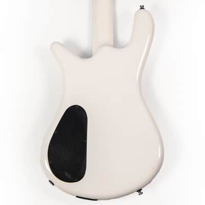 Spector White Casper 4 String Bass Owned by Rex Brown of Pantera image 4