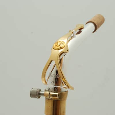 Yamaha Custom AV1S Alto Saxophone Neck, V1 Silver Plate/Gold Option image 14