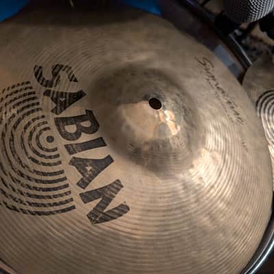 13" Sabian HH Signature Hi Hat Pair Cymbal Set Hats David Garibaldi 2000s - Brilliant Shiny image 15