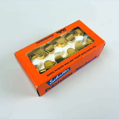 Schaller Vintage M6Ga Gold Tuners NOS w/ Original Box – Made in Germany 80s image 2