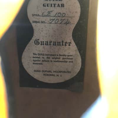 Guild CE-100 Capri with P90s 1958 - Sunburst image 25