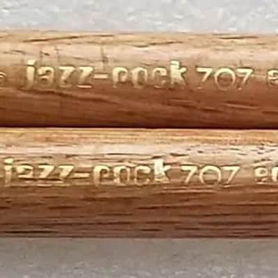 Vintage RARE! PRO-MARK * ED SHAUGHNESSY * 1970s ? JAZZ ROCK 707 DRUMSTICKS *OAK?* Factory Matched Pair Pro Mark Drumsticks image 1