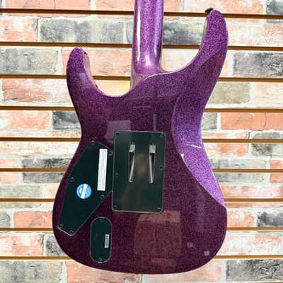 LTD Kirk Hammett KH-602 Purple Sparkle With Hard Case image 2