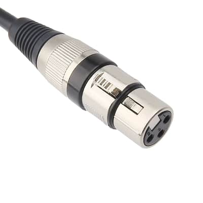 Female Xlr To 1/4 (6.35Mm) Ts Mono Jack Unbalanced Microphone Cable Mic Cord For Dynamic Microphone - 6.6 Ft/2 Meters image 6