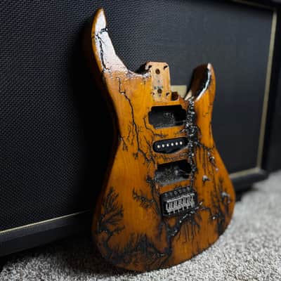 Ibanez Fractal-Burned Guitar Body image 2