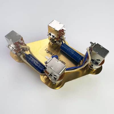 Gibson Les Paul JP (Jimmy Page) Wiring Harness - With Toggle & Output Jack - Copper image 11