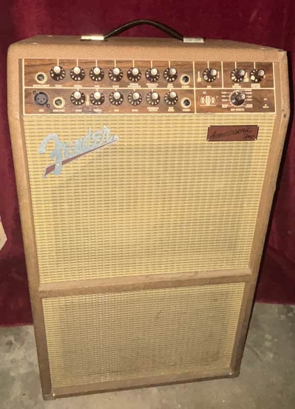 Fender Acoustasonic SFX 2-Channel 2 x 80-Watt 1x8" / 1x10" Acoustic Guitar Amp 2003 - Brown image 1