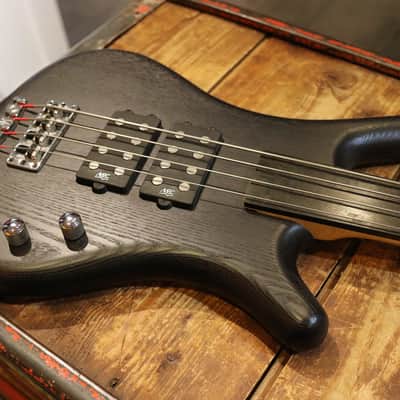 Warwick RockBass Corvette $$ Fretless with Passive Electronics 2010s - Nirvana Black image 3