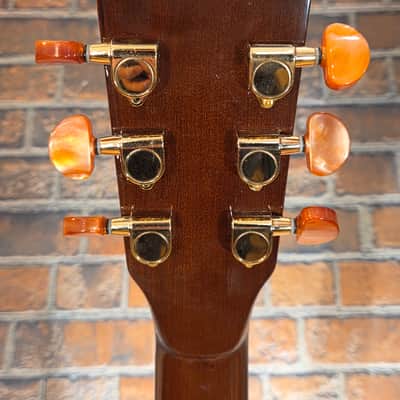 Antonio Tsai Dreadnought Acoustic Natural STUNNING Rose & Hummingbird Inlays image 12