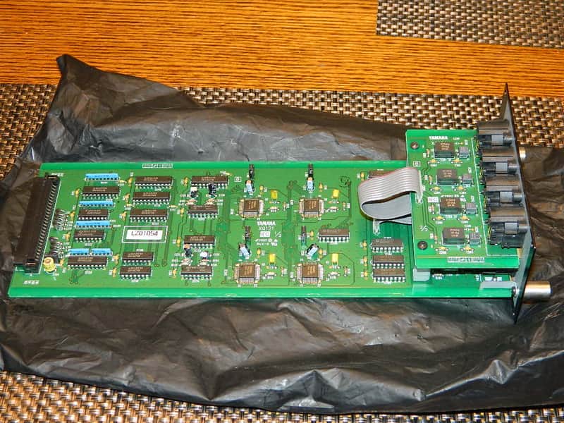 Yamaha CD8-AE AES/EBU Format 8 in 8 out Expansion I/O Card Digital Interface for 02R and 03D Mixer image 1