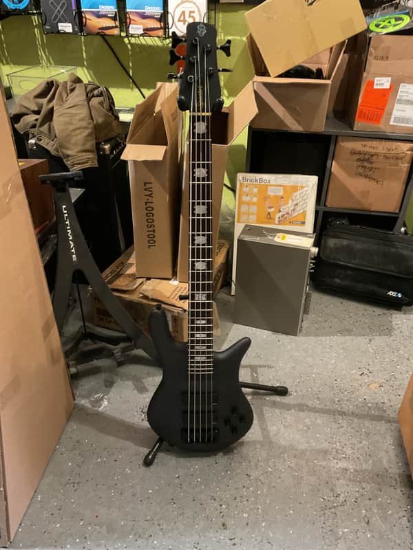 Spector Euro 5 LX 5-string Electric Bass Guitar - Black Stain w/ gig bag image 1