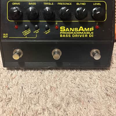 Tech 21 Sansamp Programmable Bass Driver | Reverb