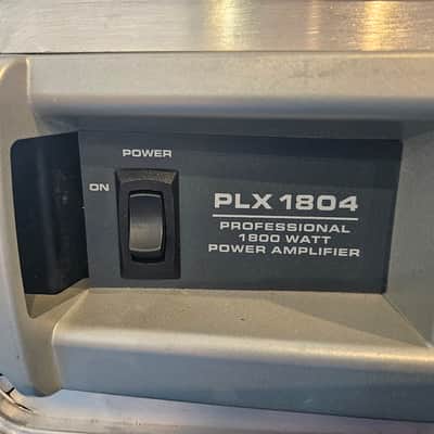 QSC PLX1804 PLX2 Series Compact Rack-Mounted Power Amp with SKB Case 2010s - Silver image 3
