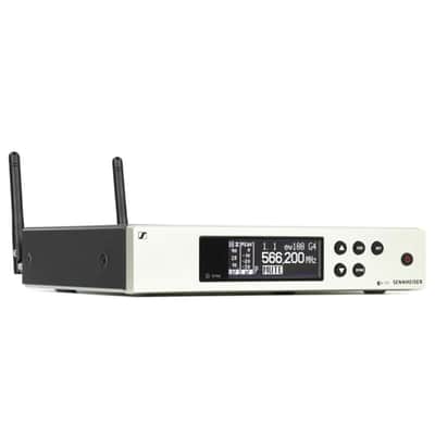 Sennheiser Pro Audio Rackmount True Diversity Receiver (509654) Bundle with 10ft Pig Hog XLR Microphone Cable, 4 AA Batteries & Polishing Cloth – Reliable Wireless Performance image 4