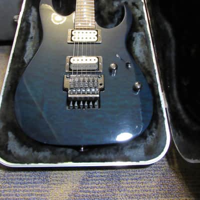Ibanez RG520QS 1998 Transparent Blue image 1