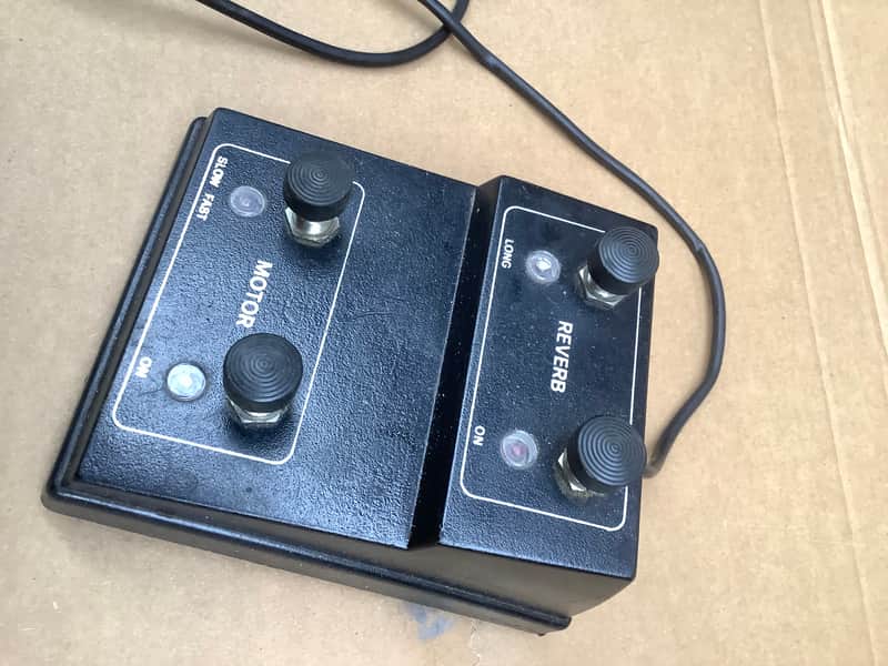 Vintage ROTARY motor SPEAKER LESLIE SLOW/FAST Reverb long ON footswitch controller image 1