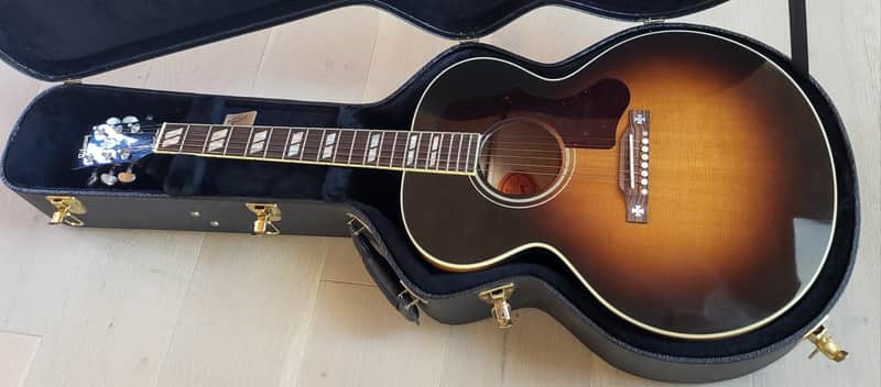 Gibson J-185 Original Acoustic Electric like J-200 Vintage Sunburst image 1