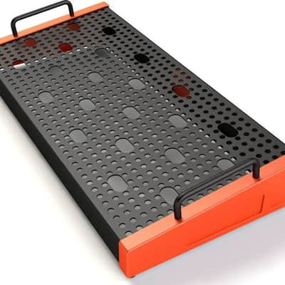 Temple Audio Solo 18 Temple Red Pedalboard Bundle w/Flight Case, Power Supply, and Cloth image 2