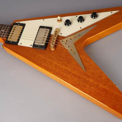 Epiphone '58 Korina Flying V - 1998 Korea - Natural w/OHSC image 15