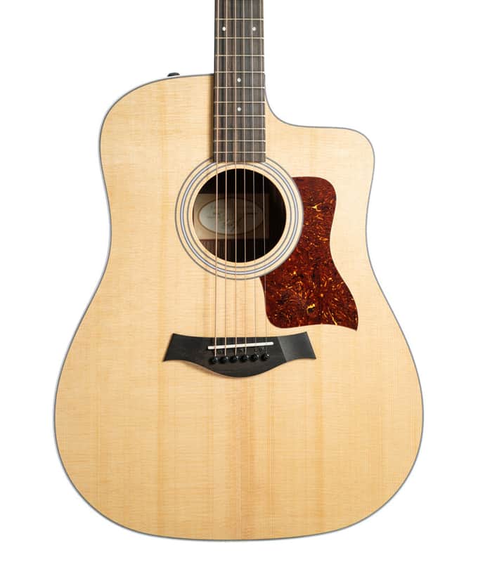 Taylor 210ce Spruce/Rosewood Cutaway Dreadnought Acoustic-Electric Guitar | Used image 1