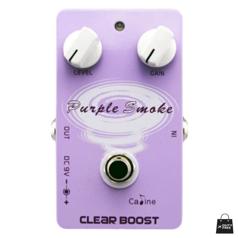 Caline CP-22 Purple Smoke Clear Boost Effect Pedal True Bypass image 1