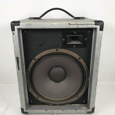 Vintage Roland Cube 60 Keyboard Amplifier Amp Silver w/ Cover CK-60 image 5