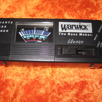 Warwick Bass Quartz Tuner 1980's image 1