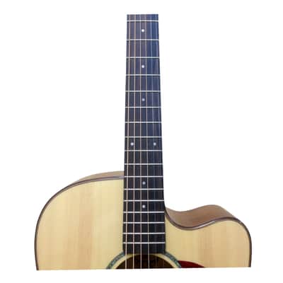 TKA TKA220CEQNT Solid Spruce Top Acoustic Guitar, Fishman EQ, Natural + Free Gig Bag image 14